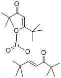 TITANIUM OXIDE BIS(TETRAMETHYLHEPTANEDIONATE) Structural