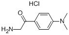 2-AMINO-1-[4-(DIMETHYLAMINO)PHENYL]ETHANONE HCL Structural