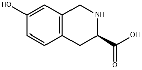 D-7-HYDROXY-1,2,3,4-TETRAHYDROISOQUINOLINE-3-CARBOXYLIC ACID Structural