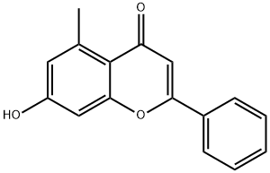 7-HYDROXY-5-METHYLFLAVONE Structural