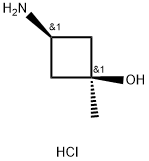 cis-3-amino-1-methylcyclobutan-1-ol hydrochloride Structural