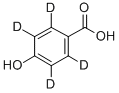 4-HYDROXYBENZOIC-2,3,5,6-D4 ACID Structural