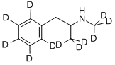 (+/-)-METHAMPHETAMINE-D11 Structural