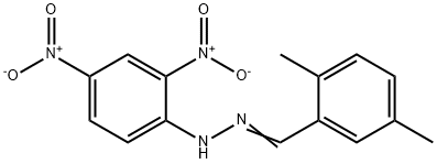 2,5-DIMETHYLBENZALDEHYDE (DNPH DERIVATIVE) Structural