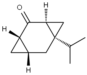 Tricyclo[5.1.0.03,5]octan-2-one, 5-(1-methylethyl)-, (1alpha,3ba,5ba,7alpha)- (9CI) Structural