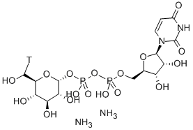 URIDINE 5'-DIPHOSPHOGLUCOSE-(GLUCOSE-6-&,uridine 5'-diphosphoglucose-(glucose-*6-3H) ammon,URIDINE 5'-DIPHOSPHOGLUCOSE-(GLUCOSE-*6- 3H) AMMONIU