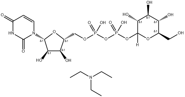 URIDINE 5'-DIPHOSPHOGLUCOSE-[GLUCOSE-1-3H] Structural