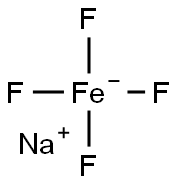 sodium tetrafluoroferrate(1-) Structural