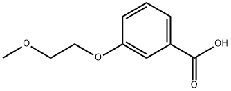 3-(2-methoxyethoxy)benzoic acid Structural