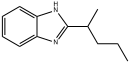 1H-Benzimidazole,2-(1-methylbutyl)-(9CI) Structural