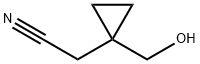 1-(Hydroxymethyl)cyclopropaneacetonitrile Structural