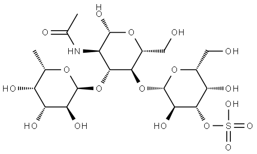 3'-(O-SO3NA)GAL-BETA1,4(FUC-ALPHA1,3)GLCNAC, NA