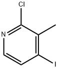 2-CHLORO-4-IODO-3-METHYLPYRIDINE Structural