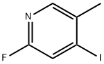 2-Fluoro-4-iodo-5-picoline Structural Picture