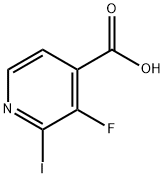 3-FLUORO-2-IODOPYRIDINE-4-CARBOXYLIC ACID Structural