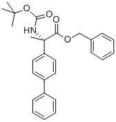 BENZYL-2-(S)-N-BOC-AMINO-2-BIPHENYL PROPIONATE Structural