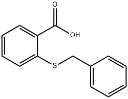 2-(BENZYLSULFANYL)BENZENECARBOXYLIC ACID Structural