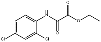 ETHYL 2-(2,4-DICHLOROANILINO)-2-OXOACETATE Structural