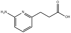 2-Amino-6-(2-carboxyethyl)pyridine Structural