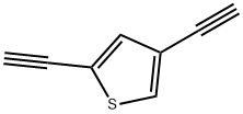Thiophene, 2,4-diethynyl- (9CI) Structural