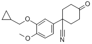 4-CYANO-4-[3-(CYCLOPROPYLMETHOXY)-4-METHOXYPHENYL]CYCLOHEXANONE