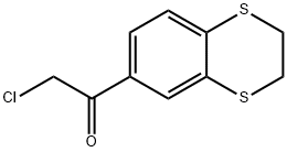 6-CHLOROACETYL-BENZO-1,4-DITHIAN Structural