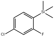 TRIMETHYL(4-CHLORO-2-FLUOROPHENYL)SILANE 96%5-CHLORO-2-(TRIMETHYLSILYL)FLUOROBENZENE