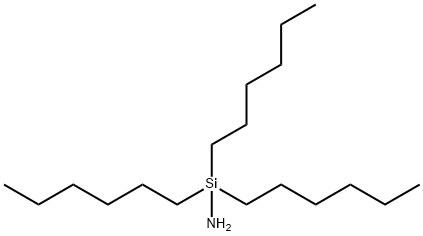 Tri-N-hexylsilylamine Structural