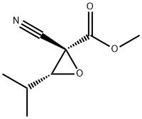 Oxiranecarboxylic acid, 2-cyano-3-(1-methylethyl)-, methyl ester, trans- (9CI) Structural