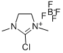 2-Chloro-1,3-dimethylimidazolidinium tetrafluoroborate Structural