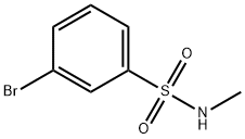 3-BROMO-N-METHYLBENZENESULPHONAMIDE Structural