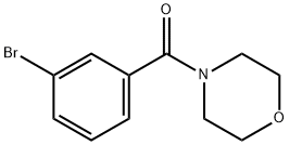 4-(3-BROMOBENZOYL) MORPHOLINE Structural