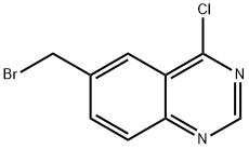 6-(BROMOMETHYL)-4-CHLOROQUINAZOLINE Structural