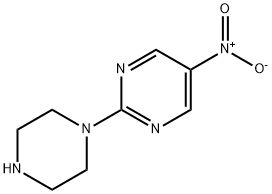 PYRIMIDINE, 5-NITRO-2-(1-PIPERAZINYL)-