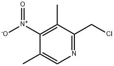 2-CHLOROMETHYL-3,5-DIMETHYL-4-NITROPYRIDINE Structural