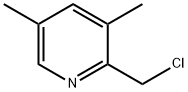 3,5-DIMETHYL-2-CHLOROMETHYLPYRIDINE Structural