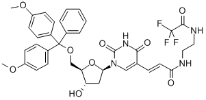 5'-O-(DIMETHOXYTRITYL)-5-[N-(2-(TRIFLUOROACETAMIDO)ETHYL)-3-(E)-ACRYLAMIDO]-2'-DEOXYURIDINE