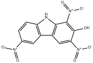 2-HYDROXY-1,3,6-TRINITROCARBAZOLE Structural