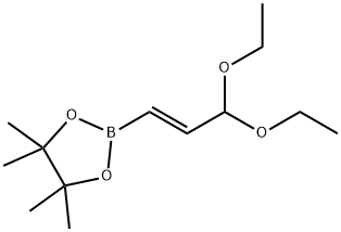 3,3-DIETHOXY-1-PROPENYLBORONIC ACID PINACOL ESTER Structural