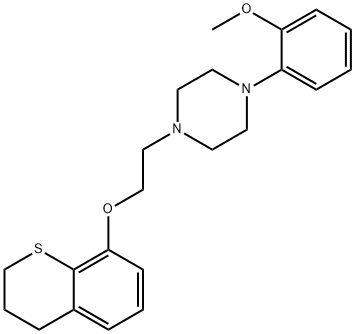 1-(2-((3,4-Dihydro-2H-1-benzothiopyran-8-yl)oxy)ethyl)-4-(2-methoxyphe nyl)piperazine