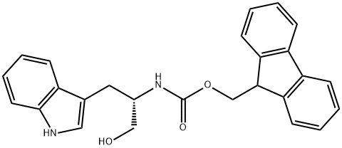 FMOC-L-TRYPTOPHANOL Structural