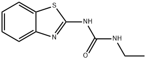 Urea, 1-(2-benzothiazolyl)-3-ethyl- (8CI) Structural