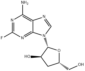 2-FLUORO-3'-DEOXYADENOSINE Structural