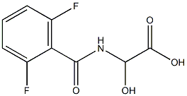 Acetic  acid,  [(2,6-difluorobenzoyl)amino]hydroxy-  (9CI) Structural