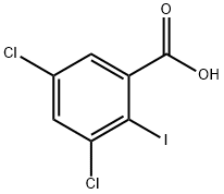 3,5-DICHLORO-2-IODO-BENZOIC ACID Structural