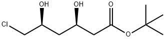 tert-butyl (3R,5S)-6-chloro-3,5-dihydroxyhexanoate Structural