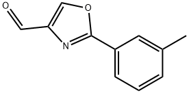 2-M-TOLYL-OXAZOLE-4-CARBALDEHYDE Structural