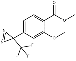 2-METHOXY-4-[3-(TRIFLUOROMETHYL)-3H-DIAZIRIN-3-YL]BENZOIC ACID, METHYL ESTER