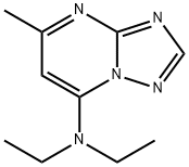 7-(DIETHYLAMINO)-5-METHYL-S-TRIAZOLO[1,5-A]PYRIMIDINE Structural