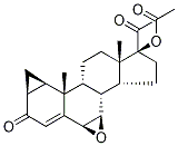 6-Deschloro-6,7-epoxy Cyproterone Acetate Structural